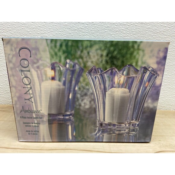 Colony Ambiance 4 Piece Votive Candle Set - Picture 7 of 11